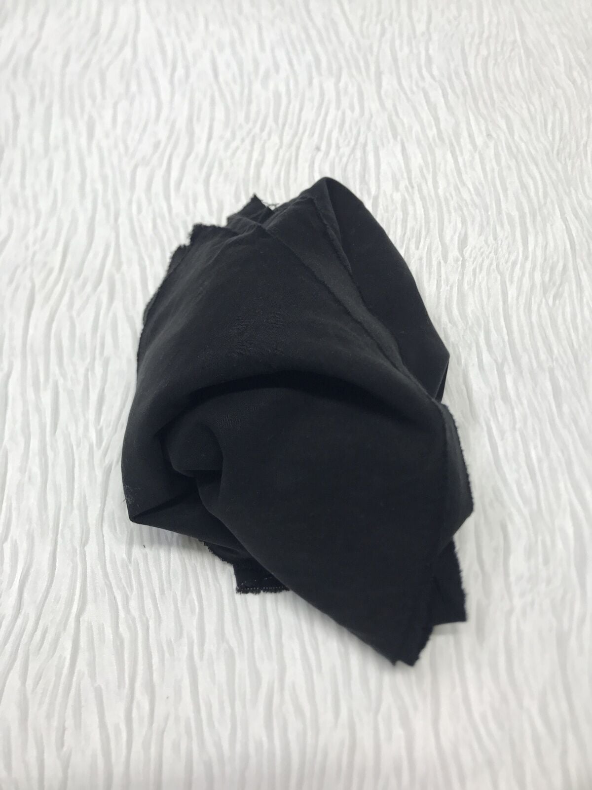 Tensel Keten Kumaş, Parça 85x145 cm - Siyah (HAFİF KİRLİ)