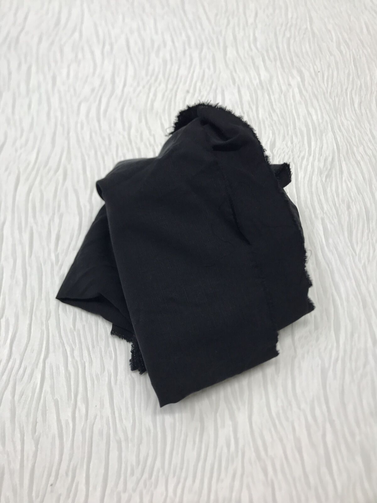 Tensel Keten Kumaş, Parça 95x140 cm - Siyah