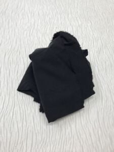 Tensel Keten Kumaş, Parça 95x140 cm - Siyah