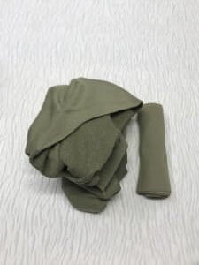 Ribanalı 3 İplik Kumaş Yeşil – Parça 85x180 cm