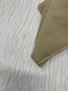 Ribana Fitilli Kumaş, Parça 20x120 cm - Sütlü Kahve