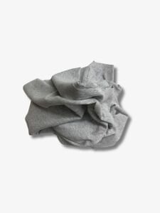 Gri Esnek Bebe Ribanası Penye Kumaş, Parça 80x160 cm