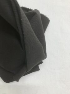 Siyah Kaşkorse (Ribana) Kumaş, Parça 40x130 cm
