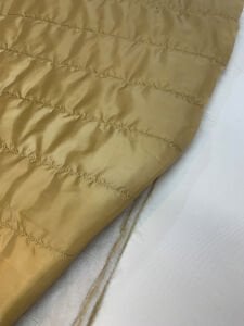 Sütlü Kahve Kapitone Kumaş Montluk - Tek Taraflı