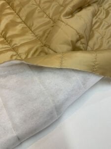 Sütlü Kahve Kapitone Kumaş Montluk - Tek Taraflı