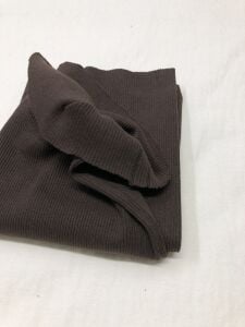 Ribana Fitilli Kumaş, Parça 30x120 cm - Acı Kahve