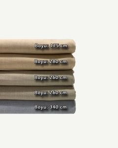 Pantolonluk Keten Kumaş Seti, Boyları 175-340 cm arası 5 adet