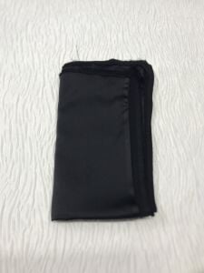 Saten Kumaş Siyah, Parça 120x140 cm