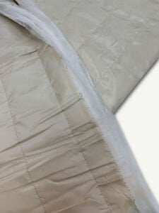 Taş Rengi İnce Kapitone Kumaş Montluk - Tek Taraflı