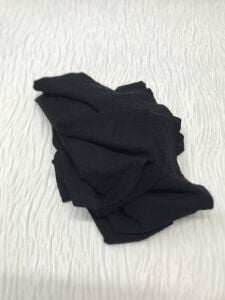 Bürümcük Penye Kumaş Siyah, Parça 85x160 cm