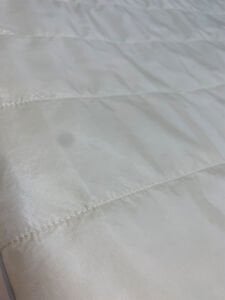 Krem İnce Kapitone Kumaş Montluk - Tek Taraflı