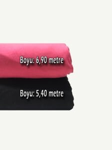 Süprem Kumaş Penye Seti, Boyları 5,40 - 6,90 metre 2 adet