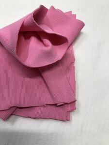 Ribana Fitilli Kumaş, Parça 15x110 cm - Pembe