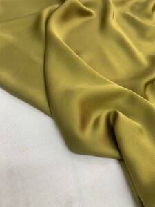 Yağ Yeşili Asetat Saten Kumaş