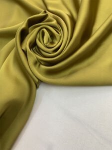 Yağ Yeşili Asetat Saten Kumaş