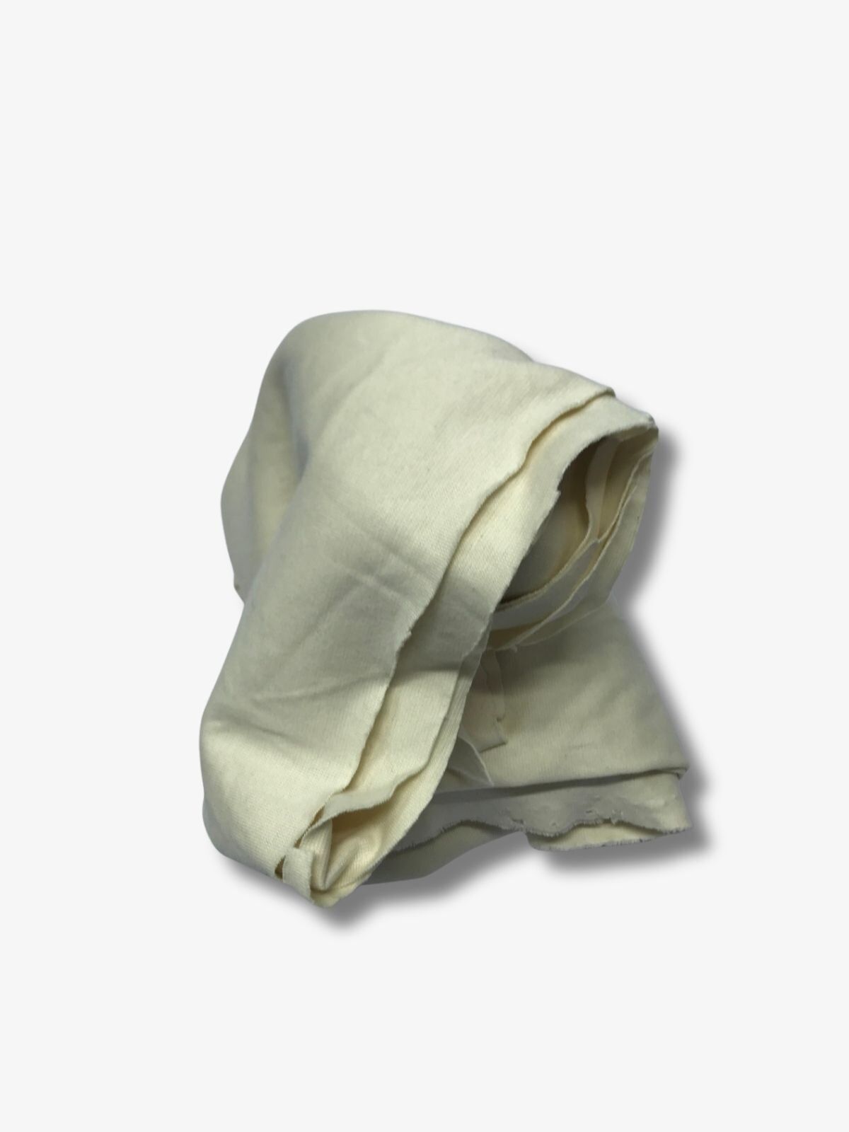 İnce Ribana Kumaş, Parça 75x160 cm Krem Rengi