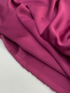 Mürdüm Rengi Asetat Saten Kumaş