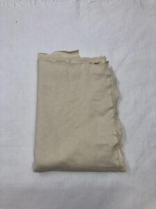 İnce Ribana Kumaş - Parça 120x160 cm - Krem