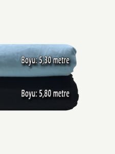 Süprem Kumaş Penye Seti, Boyları 530-580 cm 2 adet