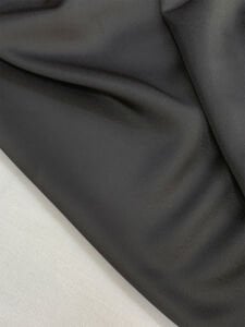 Siyah Asetat Saten Kumaş