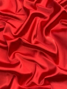 Kırmızı Asetat Saten Kumaş