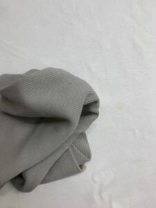 Gri Kaşkorse (Ribana Fitilli) Kumaş, Parça 45x120 cm
