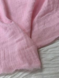 Pembe Müslin Kumaş