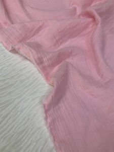 Pembe Müslin Kumaş