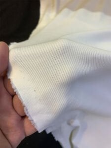 İnce Kaşkorse Esnek Kumaş Seti, Boyu 52 metre 1 Top Krem Rengi