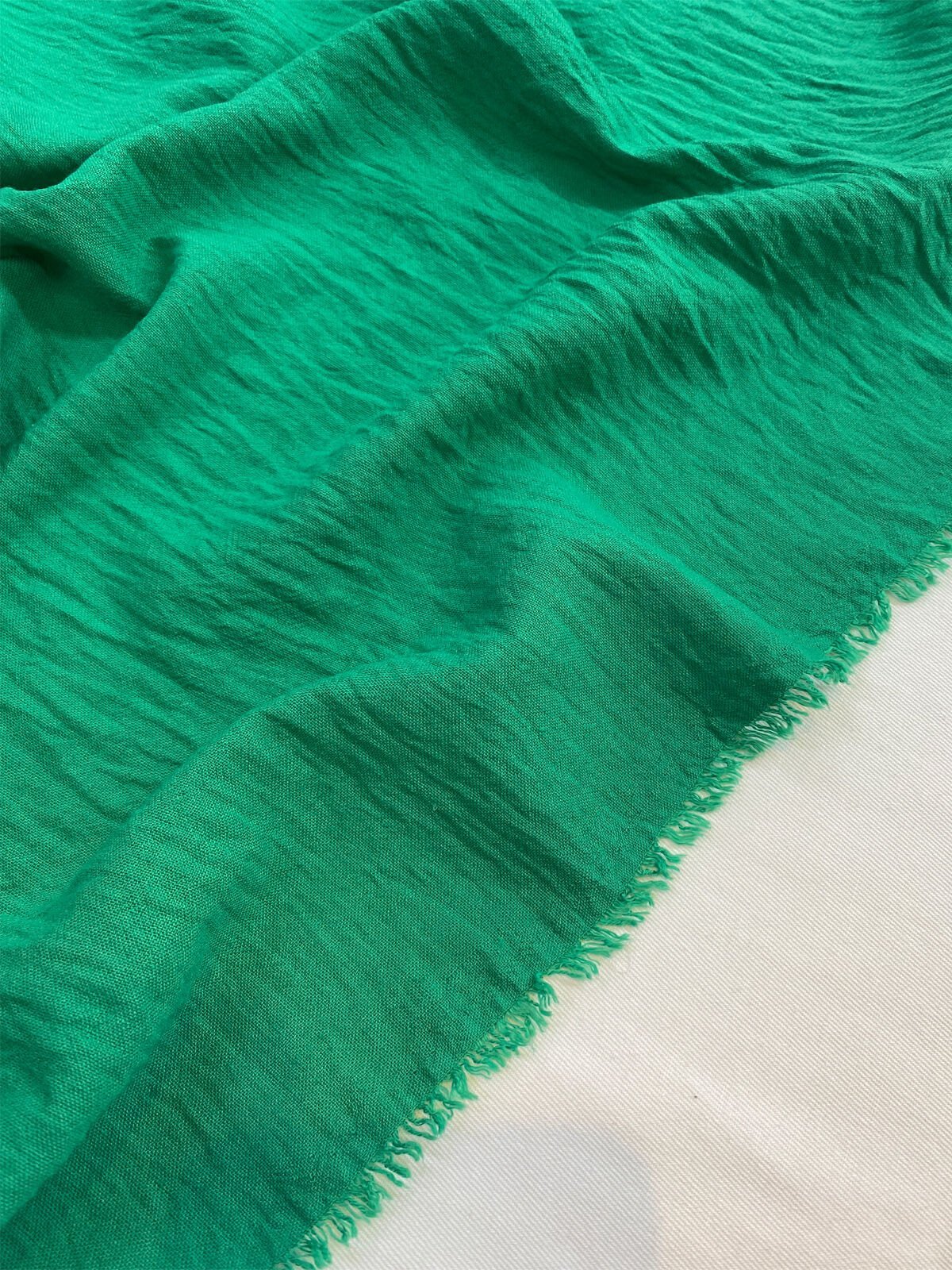 Sofia Keten Kumaş Benetton Yeşili Rengi