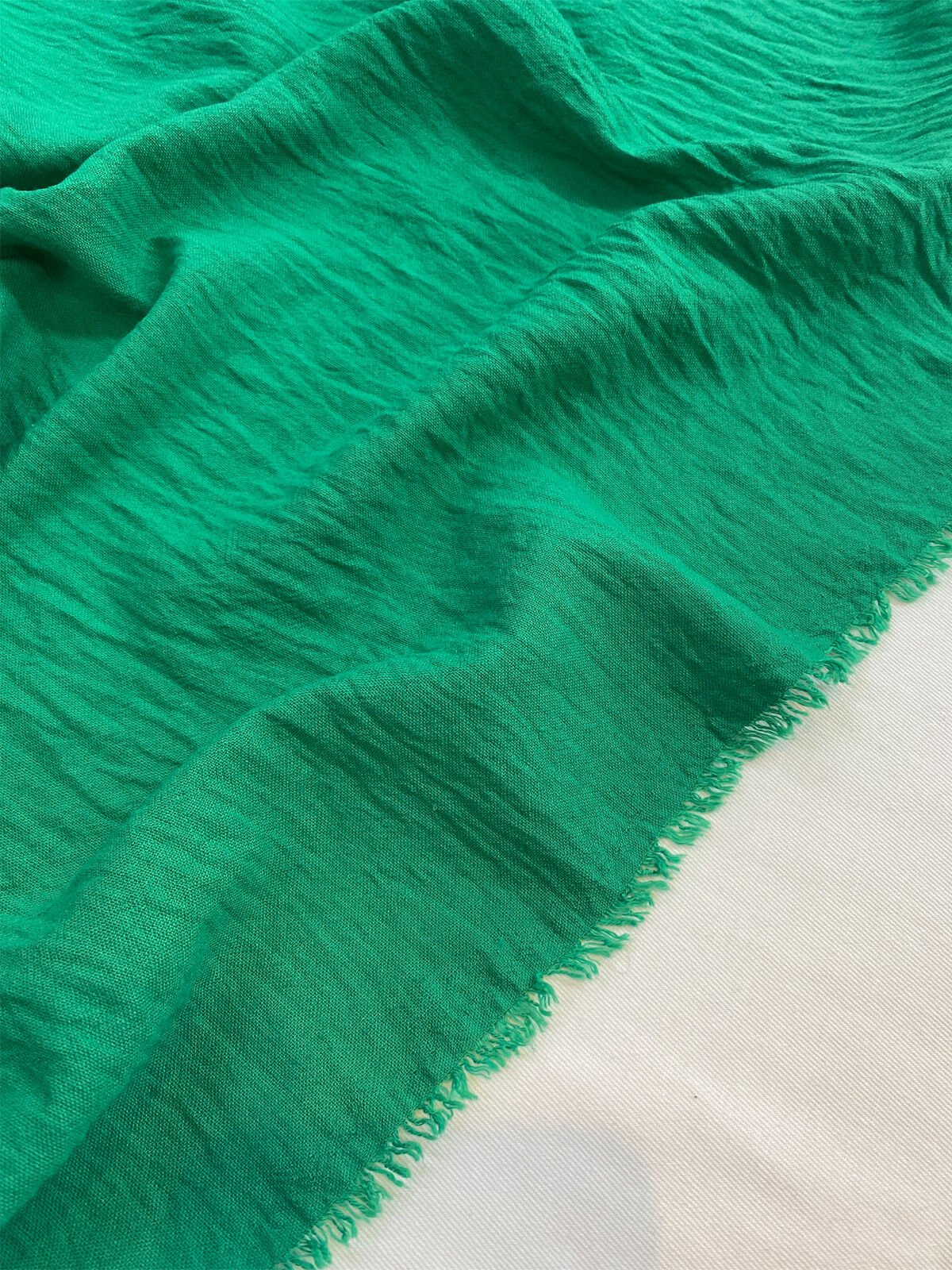 Sofia Keten Kumaş Benetton Yeşili Rengi