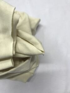 İnce Ribana Kumaş, Parça 90x145 cm Krem Rengi