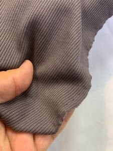 Füme Kaşkorse (Ribana) Kumaş Seti, Boyları 270-300-380 cm 3 adet (İĞNE İZİ VAR)