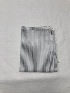 Siyah Beyaz Gömleklik Kumaş %100 Pamuk, Parça 85x130 cm (HAFİF KİR VAR)