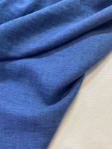 Sofia Keten Kumaş İndigo Rengi
