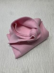 Şardonlu 3 İplik Kumaş, Parça 55x180 cm - Pembe (HAFİF KİR VAR)