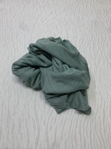 Viskon Penye Kumaş Esnek Dökümlü, Parça 45x190 cm - Mint Yeşili