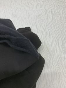 Şardonlu 3 İplik Kumaş, Parça 60x190 cm - Siyah