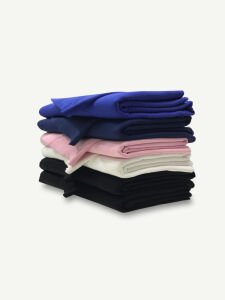 Ribanalı Şardonlu 3 İplik Kumaş Seti, Boyları 100-110 cm arası 6 adet