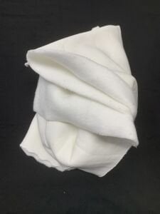 Şardonlu 3 İplik Kumaş, Parça 50x190 cm - Ekru