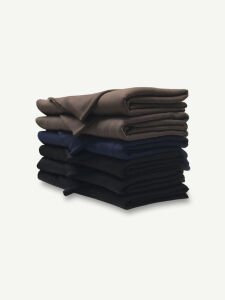 Ribanalı Şardonlu 3 İplik Kumaş Seti, Boyları 100-120 cm arası 6 adet