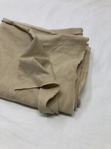 Yazlık Penye - Tok Süprem Kumaş, Parça 65x180 cm - Bej