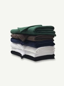 Ribanalı Şardonlu 3 İplik Kumaş Seti, Boyları 100-115 cm arası 6 adet