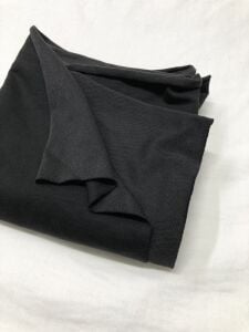 Diz Yapmaz Esnek 2 İplik Kumaş, Parça 65x180 cm - Siyah