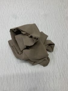 İnce Ribana Kumaş - Parça 70x190 cm - Sütlü Kahve