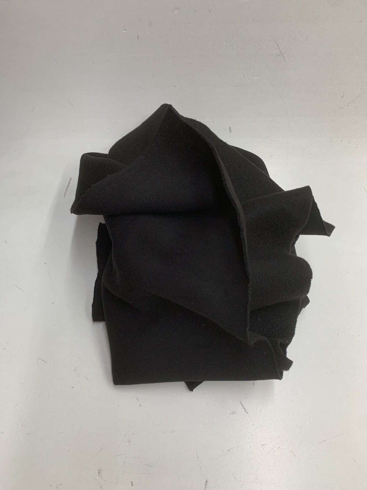 Şardonlu 3 İplik Kumaş Parça 70x150 cm Siyah