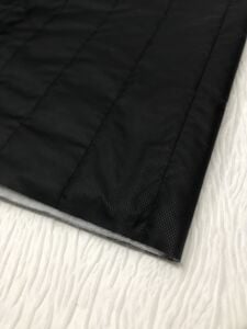 İnce Kaptione Kumaş Tek Taraflı Siyah, Parça 200x140 cm