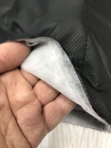 İnce Kaptione Kumaş Tek Taraflı Siyah, Parça 200x140 cm