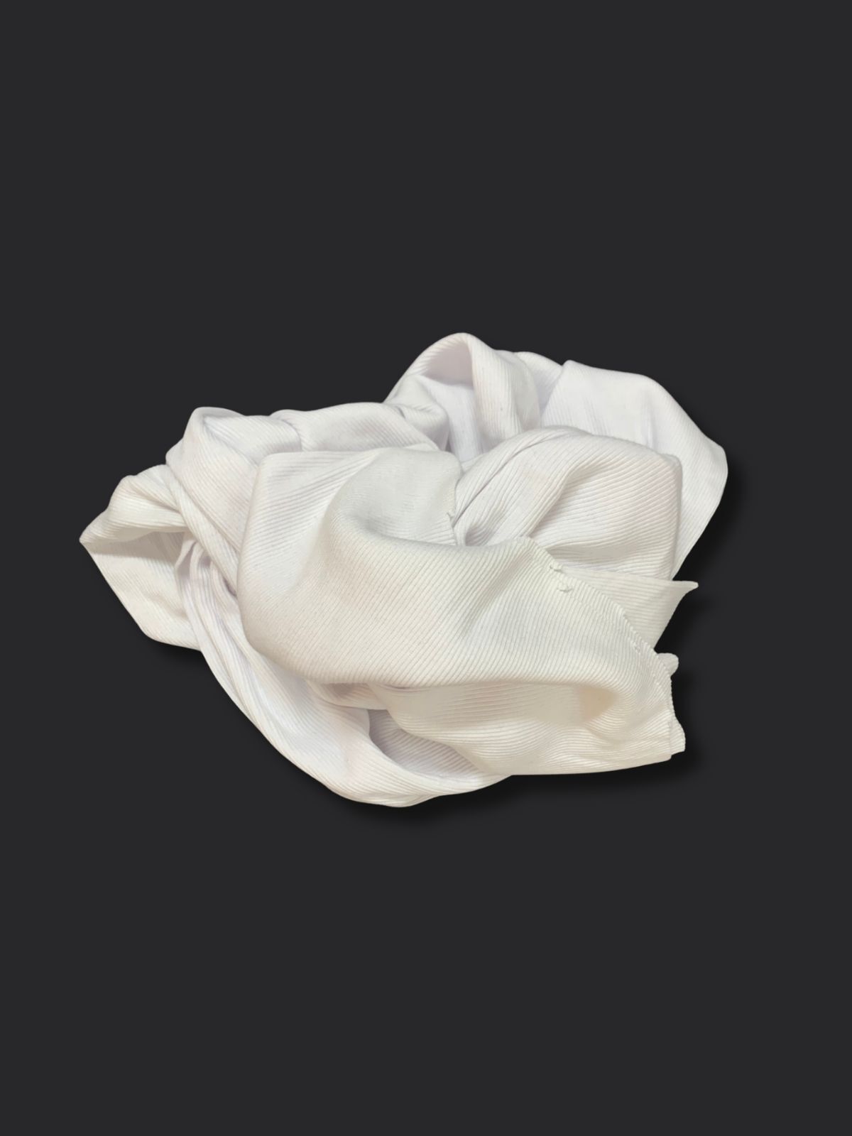 Dar Enli İnce Kaşkorse Kumaş, Parça 100x70 cm Beyaz