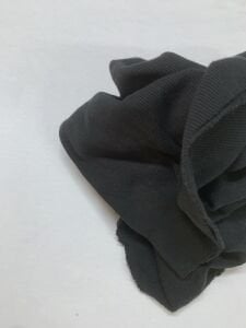 Siyah İnce Kaşkorse Kumaş, Parça 45x100 cm